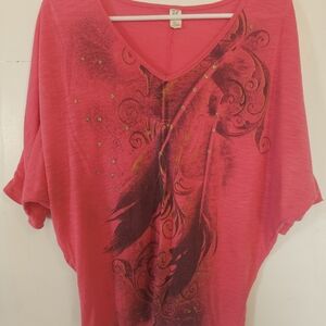 'Hybrid' V-Neck Women's Top